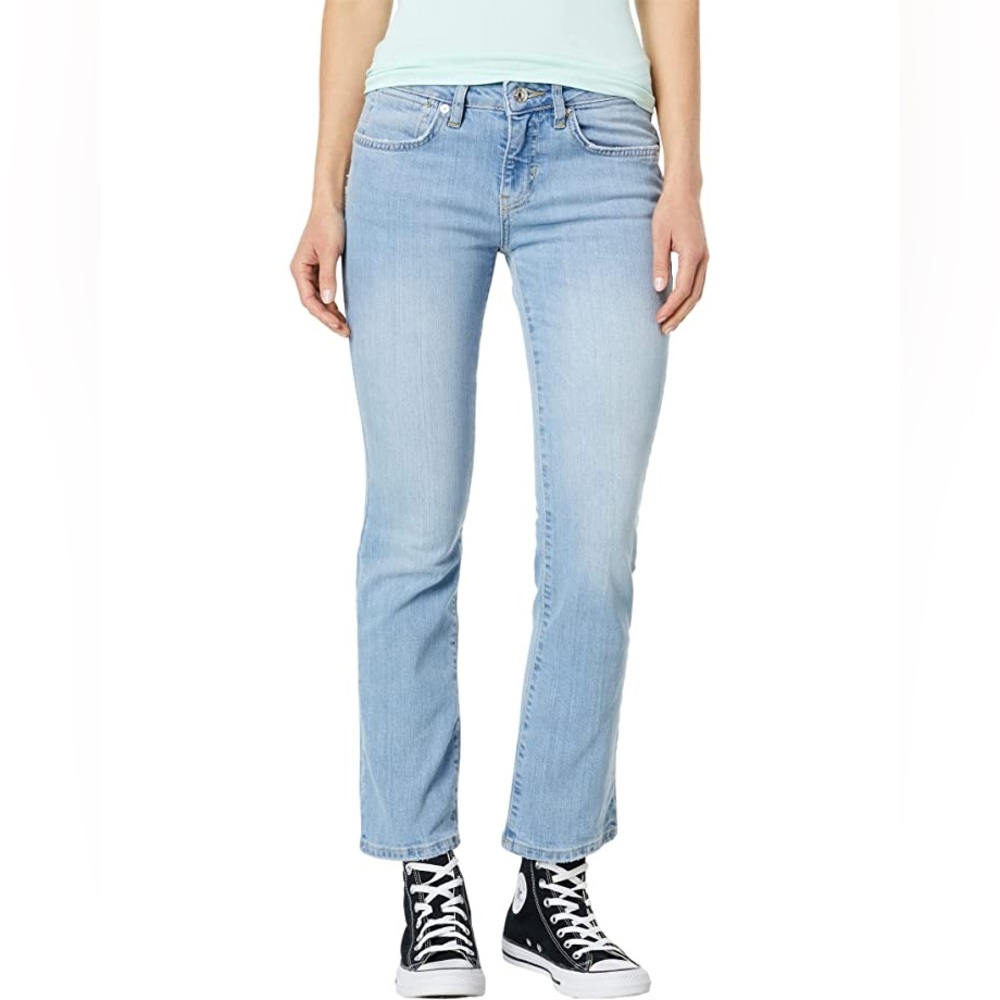 🆕FREE PEOPLE Liv Crop Flare Leg Mid Rise Jeans-Sizes 26, 27, 29, 30 - Picture 3 of 14